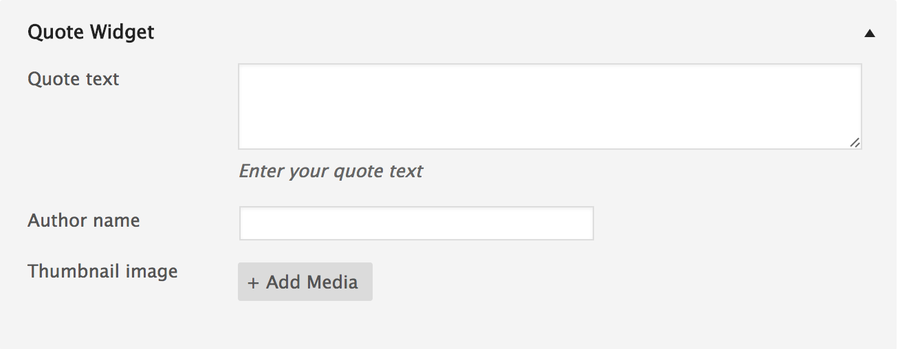 Create a Quote widget Pugpig Documentation
